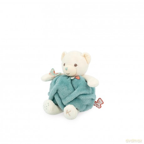 Kaloo - Plume - Bubble of Love Green Bear - 23 cm Cuddly Bear Plush - Small Soft Toy Teddy Bear for Babies - Develops Sense of Touch - Pretty Customisable Gift Box - 0 Months +, K214000