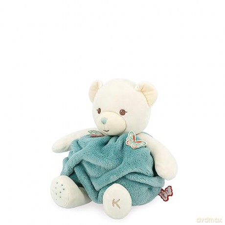 Kaloo - Plume - Bubble of Love Green Bear - 30 cm Cuddly Bear Plush - Large Soft Toy Teddy Bear for Babies - Develops Sense of Touch - Pretty Customisable Gift Box - 0 Months +, K214001