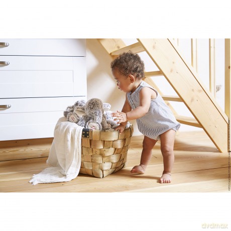 Kaloo - Rouge 31 cm Prestige Grey Noa the Elephant Musical Plush - Ultra-Soft-Furred Soft Toy - Soothing "California Dreamin" Melody - Weighted Legs - 0 Months +, K223003