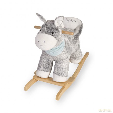 Kaloo K963149 Les Amis Rocking Plush Animal, Régliss Donkey