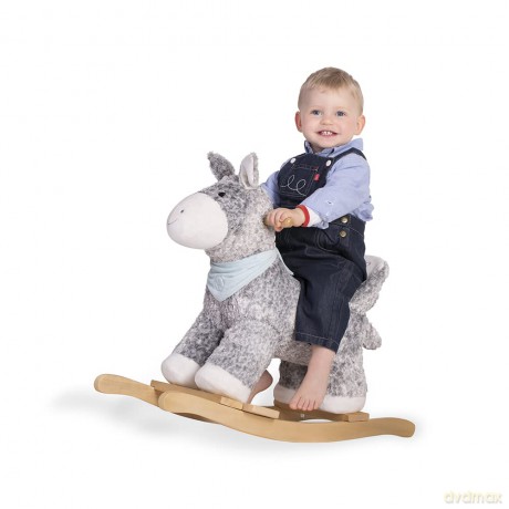 Kaloo K963149 Les Amis Rocking Plush Animal, Régliss Donkey