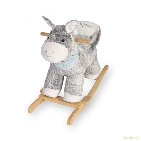 Kaloo K963149 Les Amis Rocking Plush Animal, Régliss Donkey