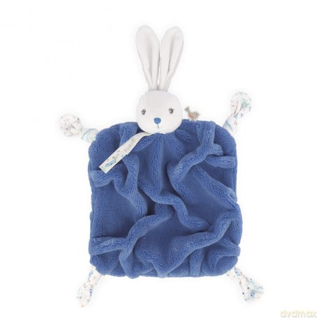 Kaloo PLUME - DOUDOU RABBIT OCEAN BLUE - 20CM