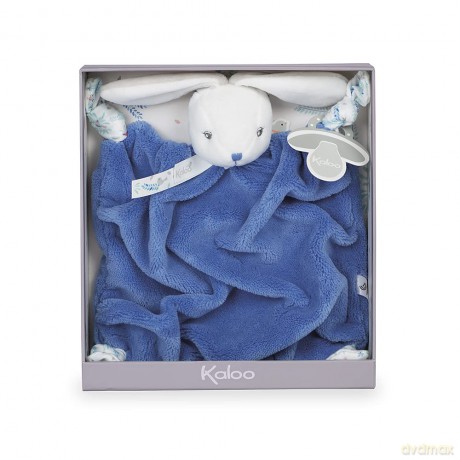 Kaloo PLUME - DOUDOU RABBIT OCEAN BLUE - 20CM