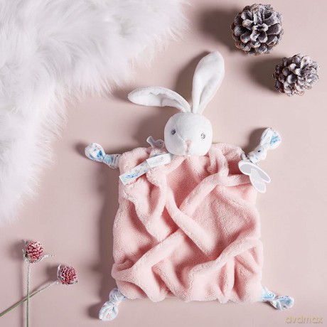 Kaloo PLUME - DOUDOU RABBIT POWDER PINK - 20CM