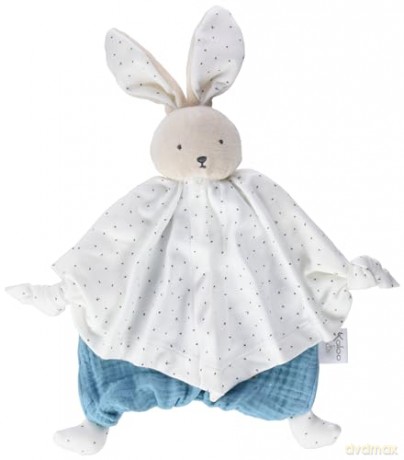 Kaloo Petit Pas - Organic Cotton Doudou Rabbit Blue