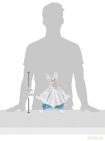 Kaloo Petit Pas - Organic Cotton Doudou Rabbit Blue