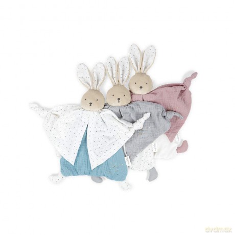 Kaloo Petit Pas - Organic Cotton Doudou Rabbit Pink