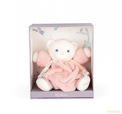 Kaloo Plume - Powder pink patapouf bear soft toy - 18cm