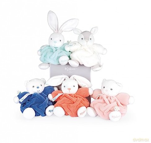 Kaloo Plume - Powder pink patapouf bear soft toy - 18cm