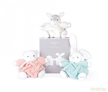 Kaloo Plume - Powder pink patapouf bear soft toy - 18cm