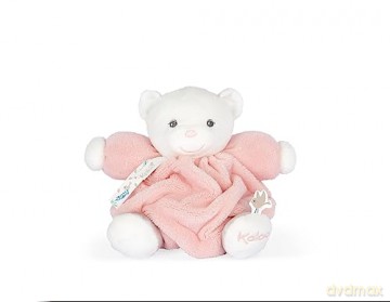 Kaloo Plume - Powder pink patapouf bear soft toy - 18cm