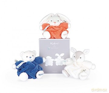 Kaloo Plume - Powder pink patapouf bear soft toy - 18cm