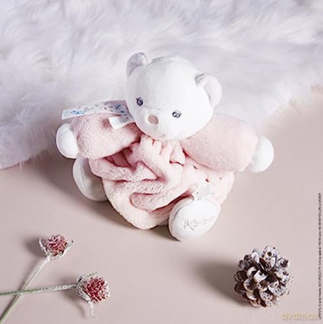 Kaloo Plume - Powder pink patapouf bear soft toy - 18cm