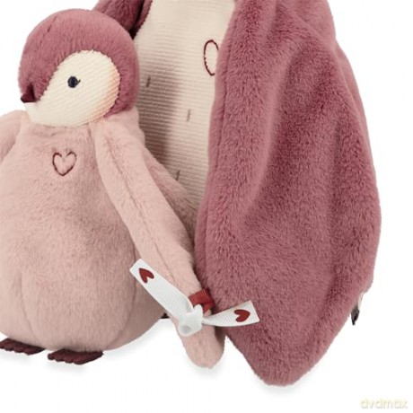 Kaloo - Complices - Pair of Cuddly Penguin Plushes - Pink - 15 cm and 25 cm - Soft Toy for 0 Months +, K212004