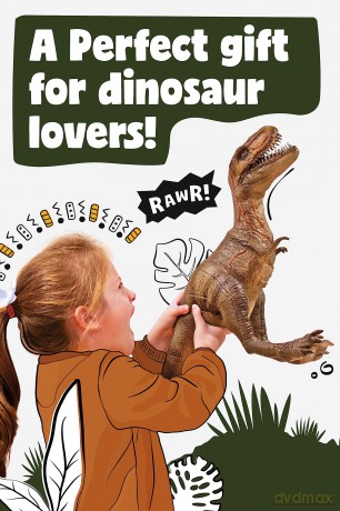 Keycraft Soft Stuffed Brachiosaurus | Ultra-Realistic Dinosaur Toy Figure | 43cm