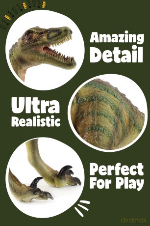 Keycraft XL Soft Stuffed Velociraptor | Ultra-Realistic Dinosaur Toy Figure | 70cm