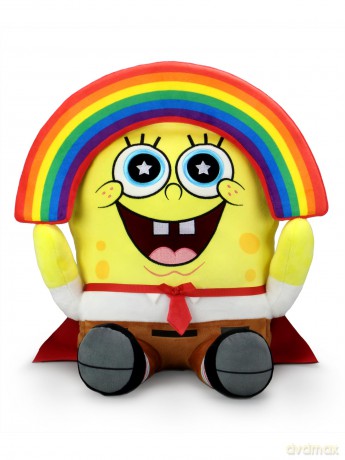 Kidrobot KR16920 Spongebob Hugme Vibrating Plush, Multi-Color