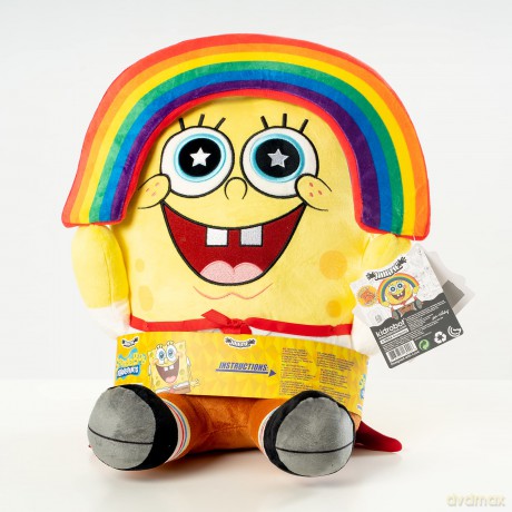 Kidrobot KR16920 Spongebob Hugme Vibrating Plush, Multi-Color