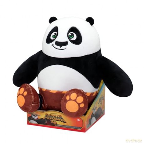 Kung Fu Panda 4 - Po, Cushy Large Plush in Kung Fu Outfit, Crafted with Soft Material, Replicates Pos Iconic Features, Suitable for Ages 4 Years and Up