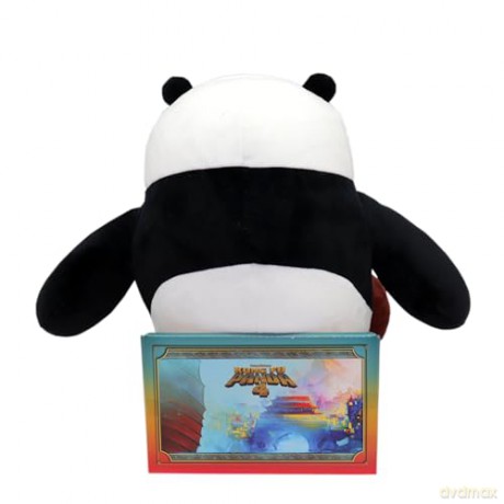Kung Fu Panda 4 - Po, Cushy Large Plush in Kung Fu Outfit, Crafted with Soft Material, Replicates Pos Iconic Features, Suitable for Ages 4 Years and Up