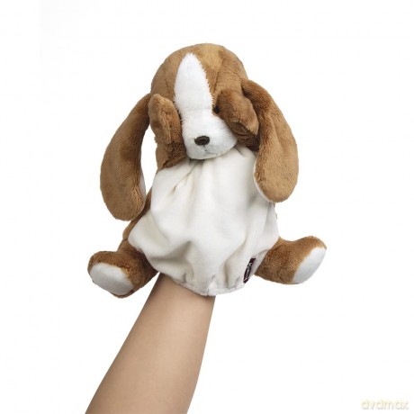 LES AMIS CHIEN TIRAMISU DOUDOU MARIONNETTE 25CM