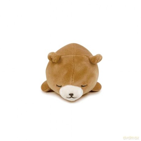 LIV HEART Nemu Nemu Animals 6209230 Plush Toy, Brown Bear Cookie, Cuddly Toy, Extra Soft and Cuddly, Soft Toy, Designed in Japan, Cuddly Cushion, Size S, 12 cm