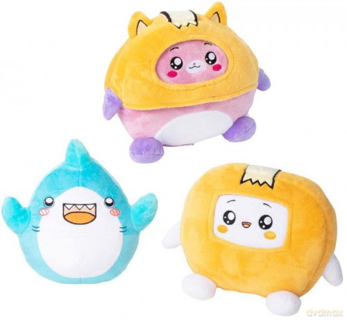 LankyBox 2022B 8 inch Plush-Thicc Boxy, Yellow