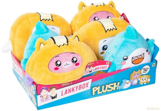 LankyBox 2022B 8 inch Plush-Thicc Boxy, Yellow