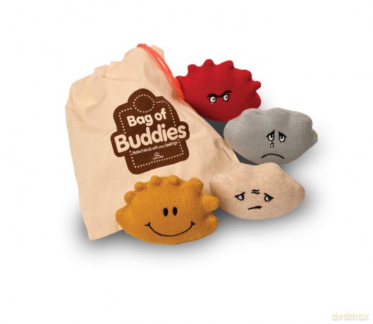 Learn Well T3382 Bag Set of 4 Soft and Washable Emotion Buddies