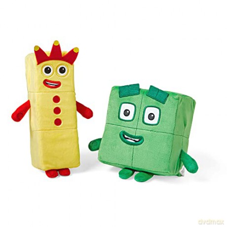 Learning Resources Numberblocks Three and Four Playful Pals, Cuddly Numberblocks Three and Four Plush Toys, Numberblocks Plush Girls and Boys, Soft Toys for Toddlers 1-3, Ages 18 months+