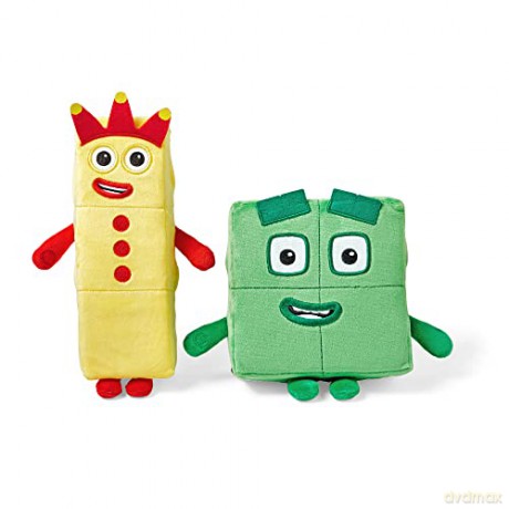 Learning Resources Numberblocks Three and Four Playful Pals, Cuddly Numberblocks Three and Four Plush Toys, Numberblocks Plush Girls and Boys, Soft Toys for Toddlers 1-3, Ages 18 months+