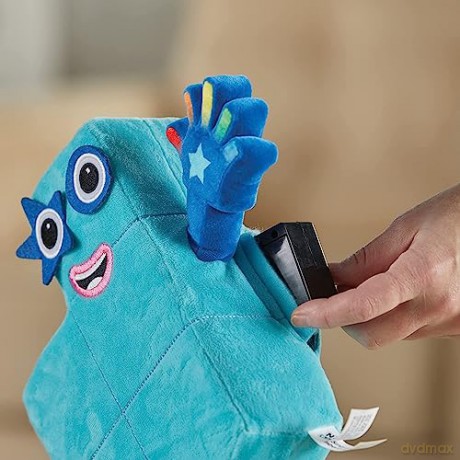Learning Resources Sing-Along Numberblock Five Plush Interactive Toy, Counting Toy Age 3+, Light Up Toy, 12 Phrases and Songs, Numberblocks Theme Song