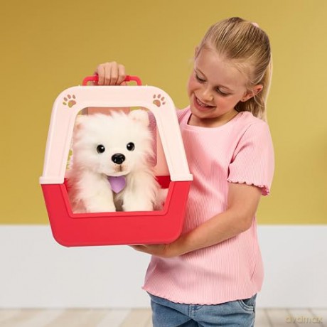 Little Live Pets 26578 Really Real Puppy-Luna The Samoyed, Multicoloured