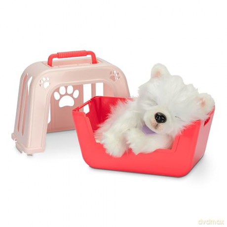 Little Live Pets 26578 Really Real Puppy-Luna The Samoyed, Multicoloured