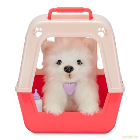 Little Live Pets 26578 Really Real Puppy-Luna The Samoyed, Multicoloured
