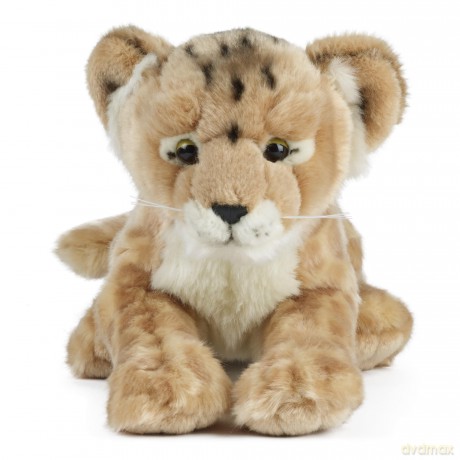 Living Nature AN322 Soft Toy Lion Cub, Black, Medium