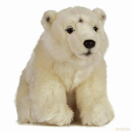 Living Nature AN425 Soft Toy Polar Bear Small, Unknown, 30cm, White