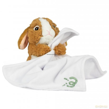 Living Nature Baby Brown Bunny Stuffed Animal Plush Toy | Includes Blanket | Fluffy and Cuddly Woodland Animal | Soft Toy Gift for Newborns And Babies | Naturli Eco-Friendly