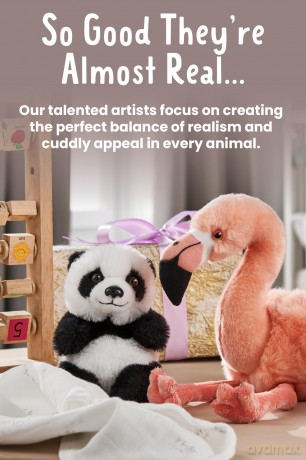 Living Nature Baby Meerkat Stuffed Animal Plush Toy | Fluffy and Cuddly Safari Animal | Soft Toy Gift for Newborns And Babies | Naturli Eco-Friendly, Brown