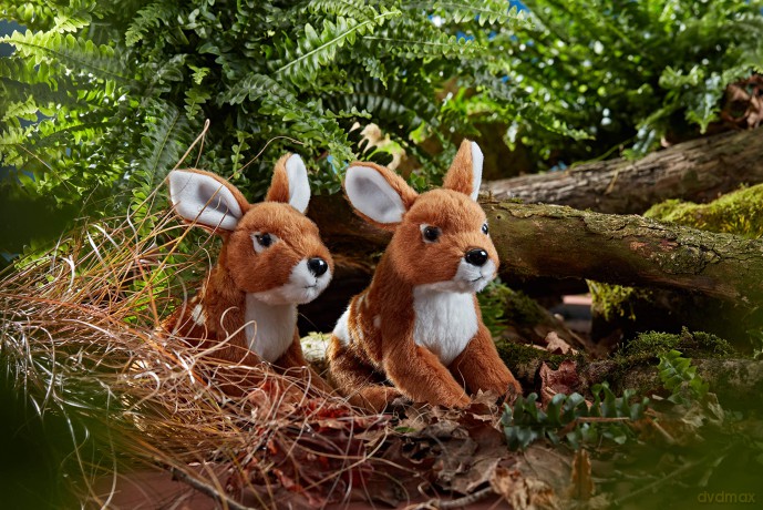 Living Nature Fawn, Realistic Soft Cuddly Baby Deer Toy, Naturli Eco-Friendly Plush, 15cm