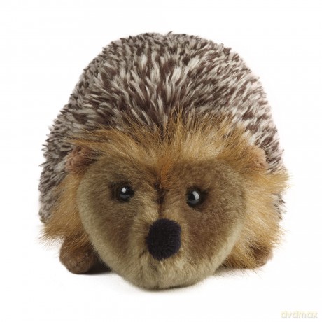Living Nature Medium Hedgehog, Realistic Soft Cuddly Hedgehog Toy, Naturli Eco-Friendly Plush, brown, 9.5cm