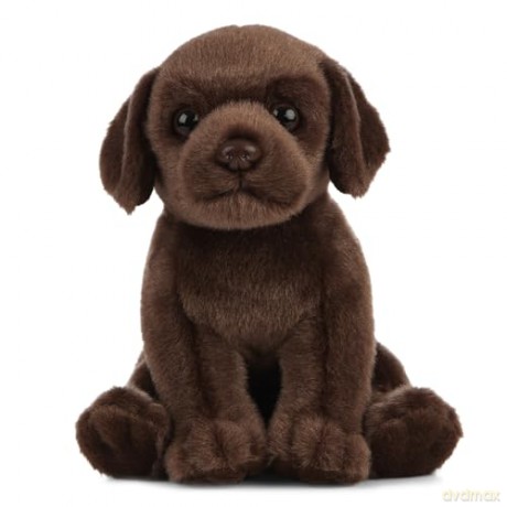 Living Nature Soft Toy - Chocolate Labrador Puppy (16cm)