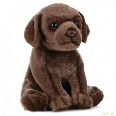 Living Nature Soft Toy - Chocolate Labrador Puppy (16cm)