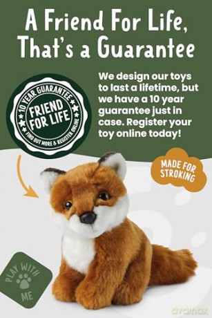 Living Nature Soft Toy - Fox (15cm)