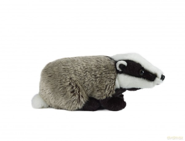 Living Nature Soft Toy - Large Badger (27cm)