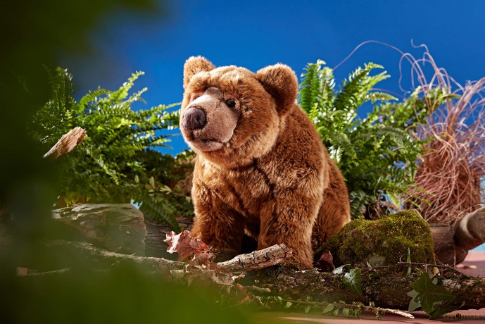 Living Nature Soft Toy - Large Brown Bear, 45cm