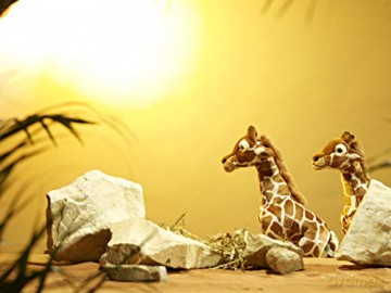 Living Nature Soft Toy - Large Giraffe (40cm), Beige