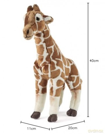 Living Nature Soft Toy - Large Giraffe (40cm), Beige