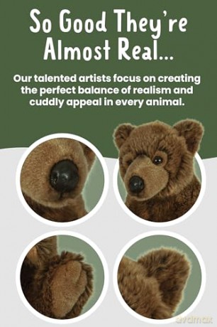Living Nature Soft Toy - Medium Brown Bear (25cm)